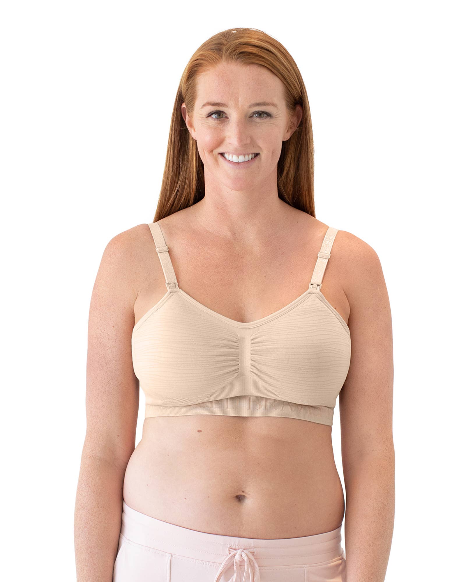 Kindred Bravely Minimalist Hands Free Pumping Bra | Patented All-in-One Pumping & Nursing Plunge Bra