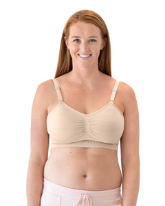 Sublime® Hands-Free Pumping & Nursing Bra- Beige