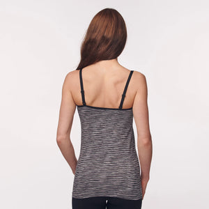 Maternity/Nursing Camisole- Black/White