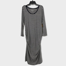 Load image into Gallery viewer, Navy Stripe Dress- M

