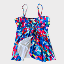 Load image into Gallery viewer, Watercolor Tankini Top- M

