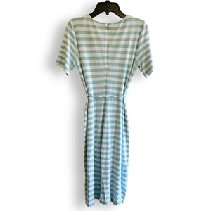Embellished Striped Dress- S