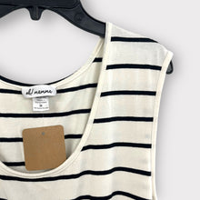 Load image into Gallery viewer, B/W Sleeveless Striped Dress- XXXL
