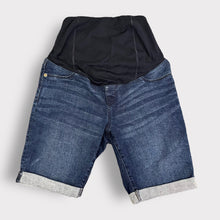 Load image into Gallery viewer, Denim Bermuda Shorts- S
