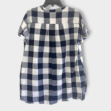 Load image into Gallery viewer, Plaid Blouse- S
