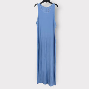 Blue Long Ribbed Dress- XL