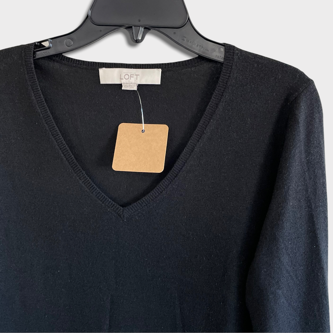 Lightweight Black Sweater- XS