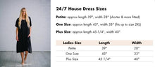 Load image into Gallery viewer, 24/7 House Dress in Black
