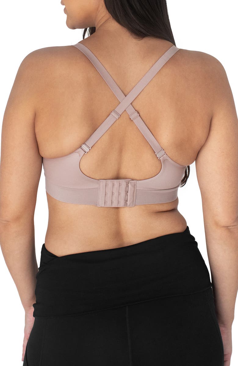 Minimalist Hands-Free Pumping & Nursing Plunge Bra - Busty - Latte – Bumps  N Bundles