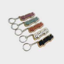 Load image into Gallery viewer, Retro Mama Keychain- 6 Colors
