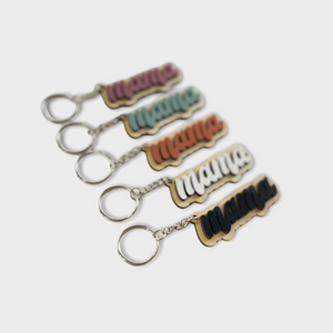 Retro Mama Keychain- 6 Colors