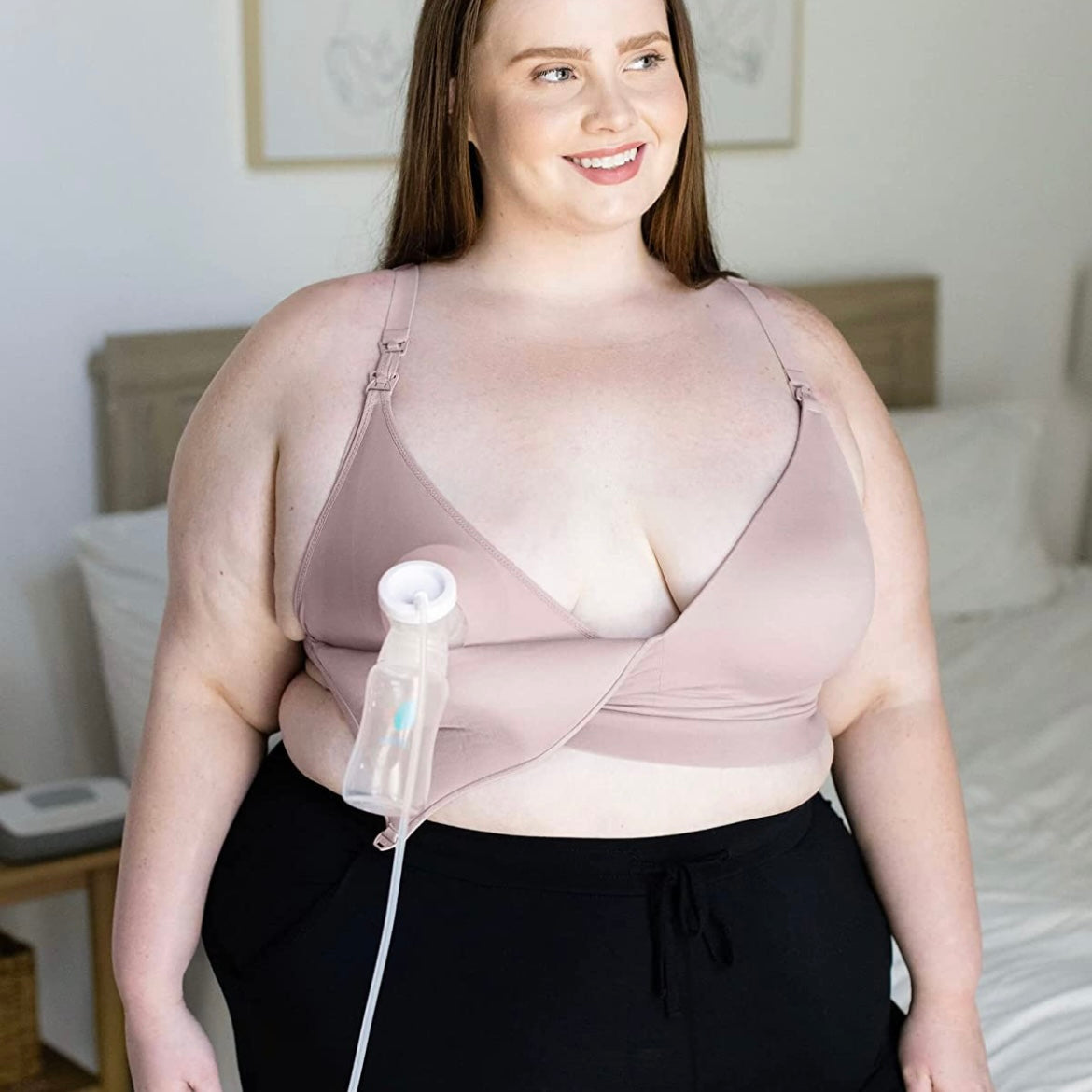 Minimalist Hands-Free Pumping/Nursing Plunge Bra – Second Born