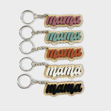 Load image into Gallery viewer, Retro Mama Keychain- 6 Colors
