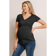 Load image into Gallery viewer, V-Neck Wrap Maternity/Nursing Top
